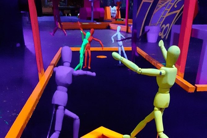 Prague Black Light Mini Golf Admission Ticket - What Your Admission Ticket Really Buys You