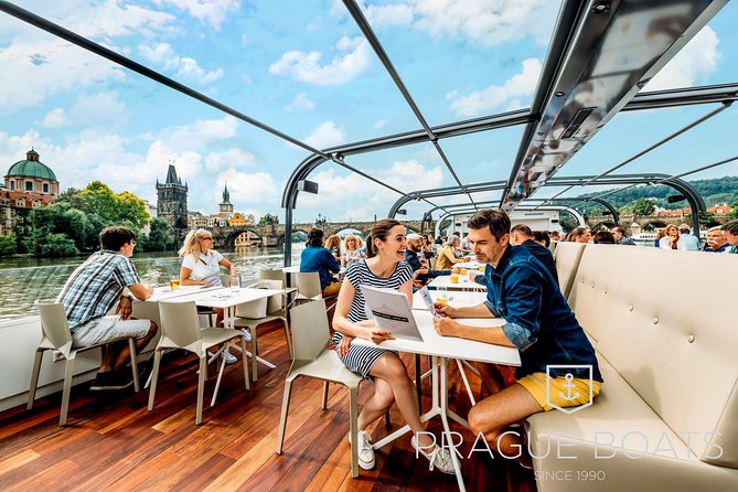 Prague Boats 3-hour Dinner Cruise - The river route: lit-up highlights and the Smíchov locks pause