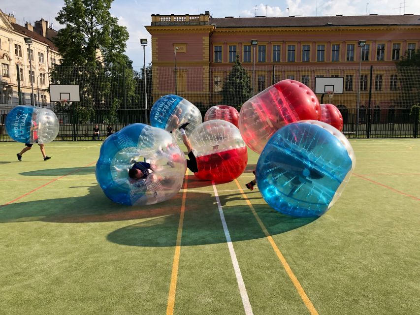 Prague: Bubbles football in city centre of Prague - Weather And Expectations: Plan For Prague Conditions
