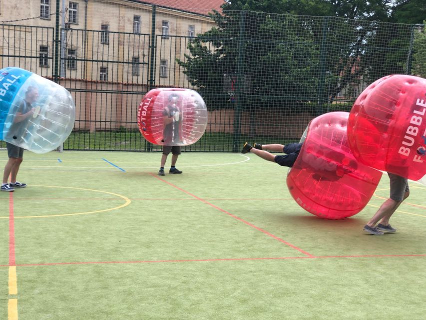Prague: Bubbles football in city centre of Prague - The Referee Setup: Why It Changes The Whole Experience