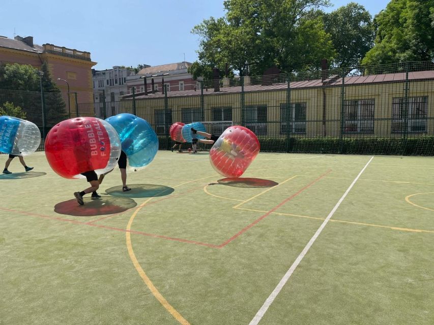 Prague: Bubbles football - Zorb Football in centrum - Practical tips that make the hour better