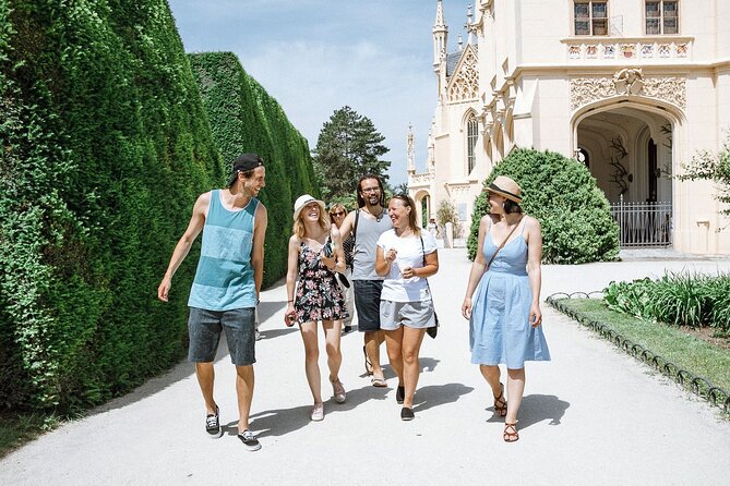 Prague-Budapest One-Way Sightseeing Day Tour - Lednice Palace gardens, UNESCO grounds, and the 60-meter Minaret