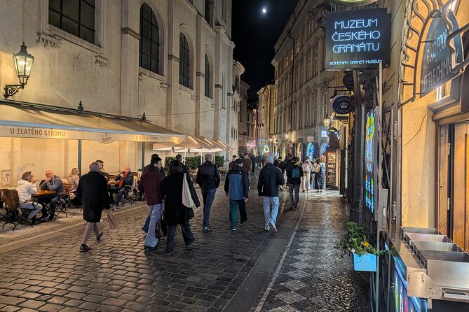 Prague by Night A Scenic Walk from Petrin Hill to Old Town - Old Town stops: House with the Golden Well and the House of Ross