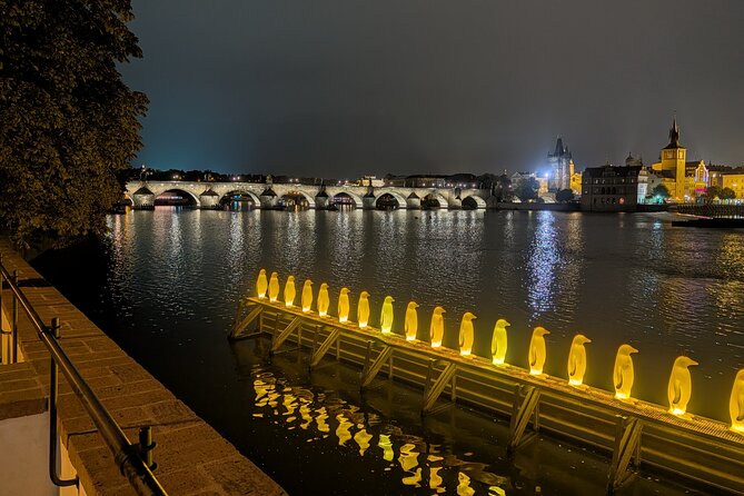 Prague by Night A Scenic Walk from Petrin Hill to Old Town - Getting oriented: starting at Mlžítko Na Valech and finishing at Old Town Underground