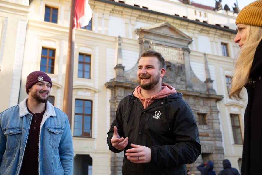 Prague: Castle Grounds & Highlights Walking Tour small-group - St. Vitus Cathedral: The Tower Views Plus a Sense of Meaning