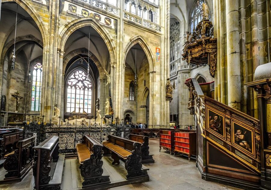 Prague Castle: Royal Palace, Cathedral, and Golden Lane Tour - St. George’s Basilica: medieval spirituality in a smaller package