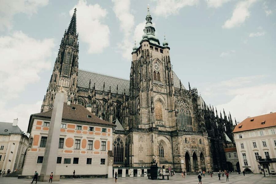 Prague Castle, St. Vitus Cathedral, Royal Palace, St. George's Basilica - The Old Royal Palace: Crown Jewels Replica and the Throne Room