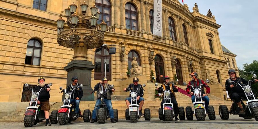 Prague: Castle Viewpoints & Charles Bridge Trike Tour - The Kafka Museum Area and River Crossing to Old Town