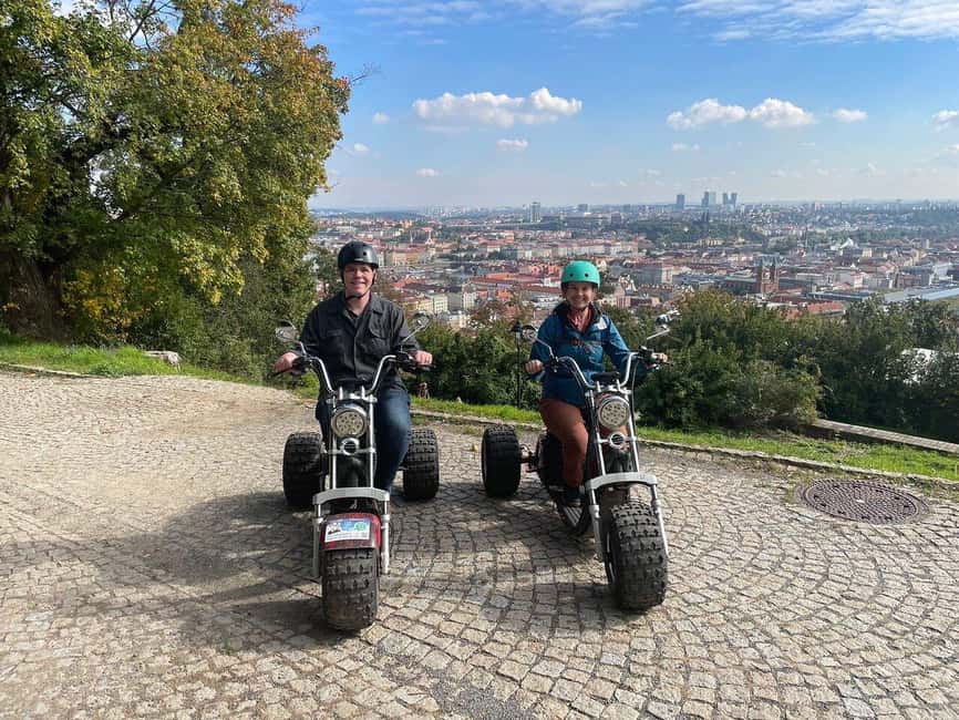 Prague: Castle Viewpoints & Charles Bridge Trike Tour - Josefov and the Old-New Synagogue Stops: History With Feet on the Ground