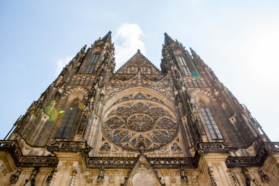Prague City 3-Hour Tour with Changing of the Guard - National Theatre to Charles Bridge: Quick Skyline Context