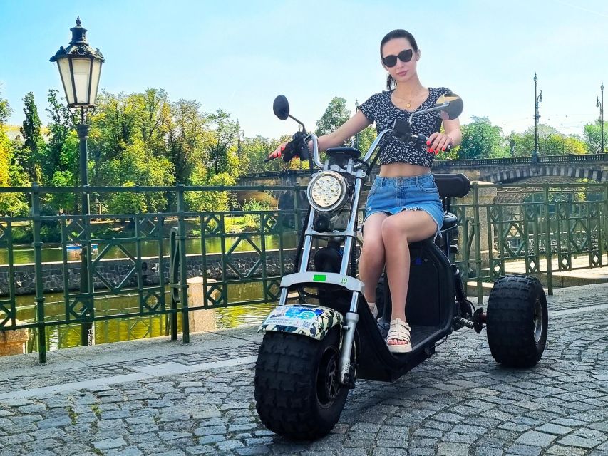 Prague: City Highlights Guided Electric Trike Tour - Meet by the Japanese Embassy, Sip Coffee, and Get Rolling