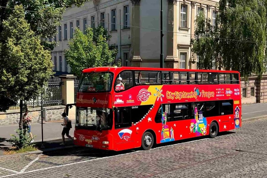 Prague: City Sightseeing HOHO Bus Tour & Optional Boat Tour - Blue Route: the Castle run plus the old-town spine