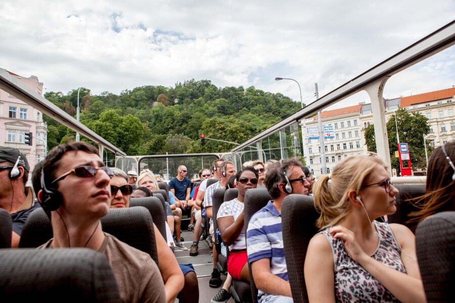 Prague: City Sightseeing HOHO Bus Tour & Optional Boat Tour - Start at Namesti Republiky, then choose how you’ll ride