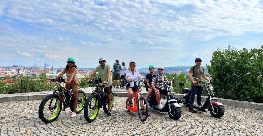 Prague: City Viewpoints Tour by Electric Fat Bike - Castle District, palaces, and Strahov Monastery stops