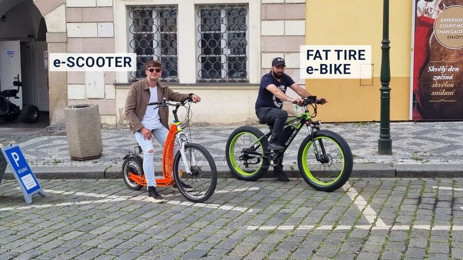 Prague: City Viewpoints Tour by Electric Fat Bike - Warm-up through Old Prague: Lennon Wall, Kafka, and tiny lanes