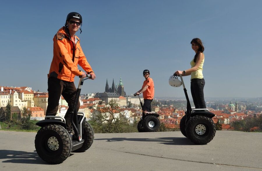 Prague: Combined Segway & E-Scooter City Highlights Tour - Great Strahov Stadium and Segway time: the part you will remember