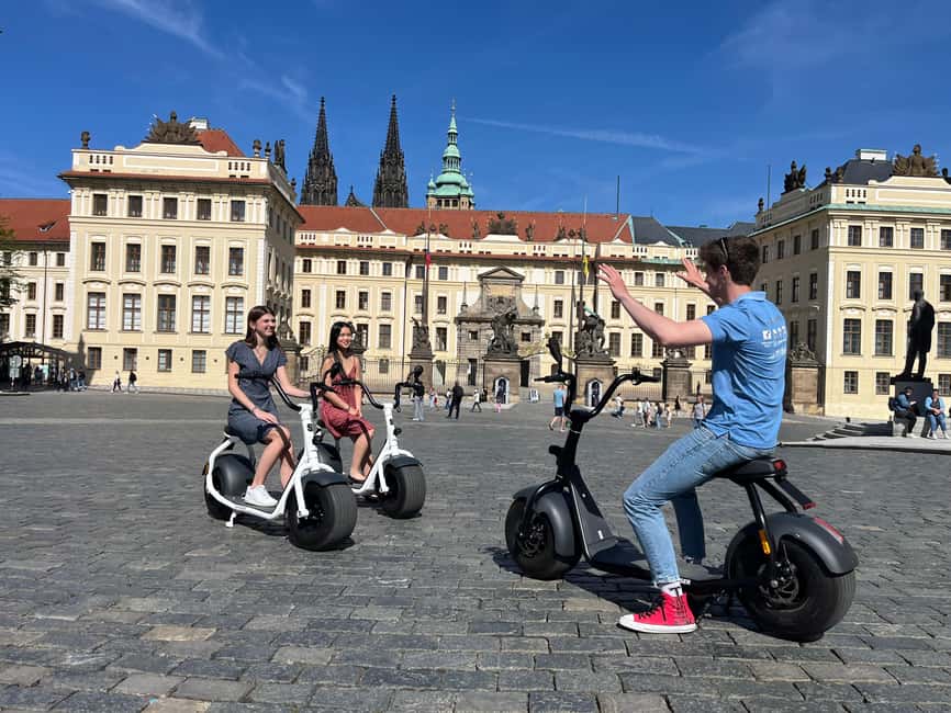 Prague: Combined Segway & E-Scooter City Highlights Tour - Letná Park to Prague Castle: fast views without the stair tax