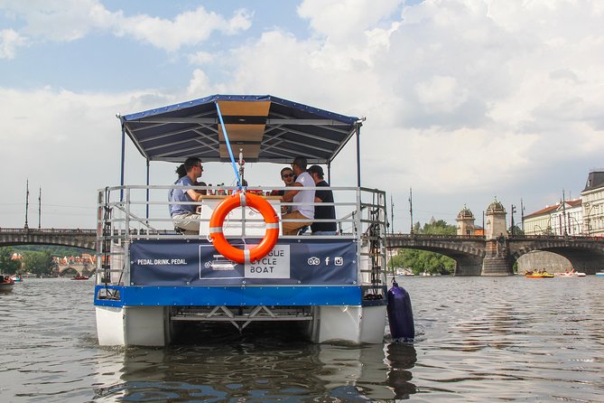 Prague Cycle Boat - The Swimming Beer Bike - How Prague Cycle Boat feels on the water