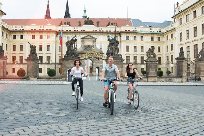 Prague E-Bike City Tour with A Local Guide - Getting there: meeting point, and when pickup is free