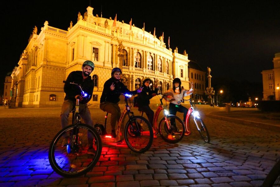 Prague: E-Bike/E-Scooter Viewpoint Tour - Jewish Quarter Sights: Rudolfinum, Saint Agnes, and Back Through Lesser Town