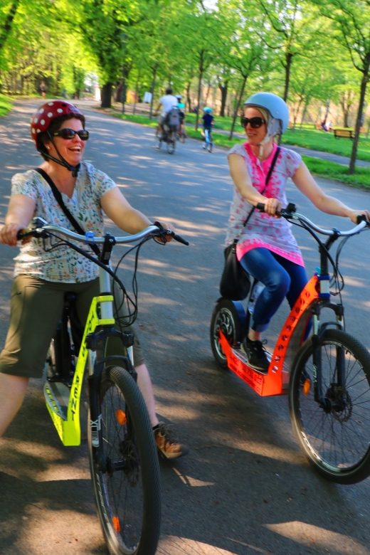 Prague: E-Bike/E-Scooter Viewpoint Tour - Getting Set Up: Helmets, Safety Training, and How the Ride Works