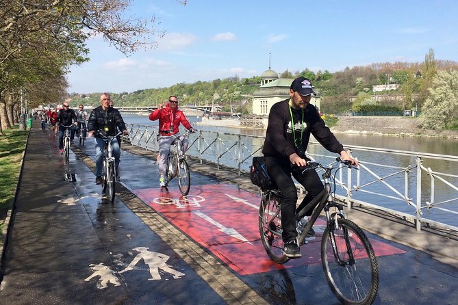 Prague E-Bike Tour - Stunning Viewpoints (small group) - Prague Castle area: a main gate primer, not an inside tour