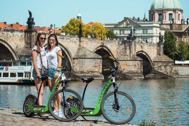 Prague E-Scooter City Tour: Regular or Fat Tire - Charles Bridge to Wenceslas Square, the Prague Highlights Run