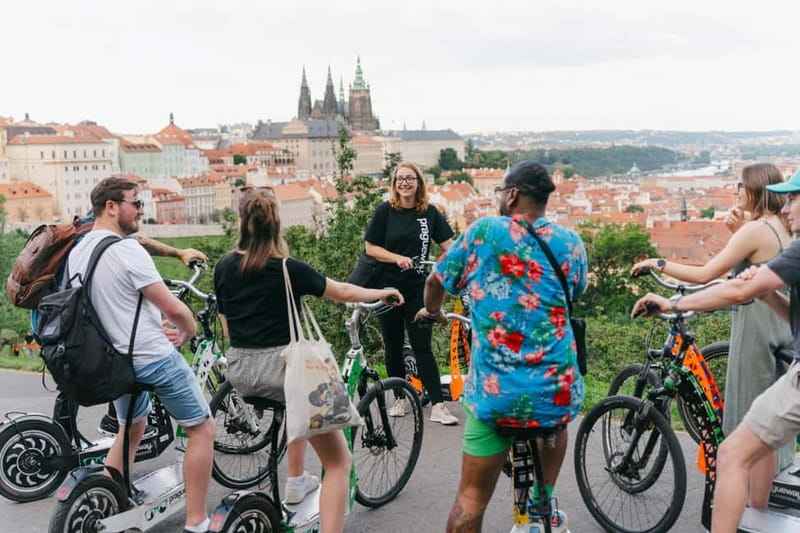 Prague: E-Scooter Grand City & Panoramas Small-Group Tour - Meeting at Charles Bridge and getting “scooter ready” fast
