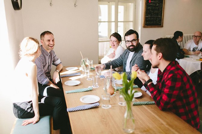 Prague Eat, Sip and Make Friends on Food Tour by Taste of Prague - Stop for a Meat Sandwich Moment That Feels Like Prague Only You’d Find