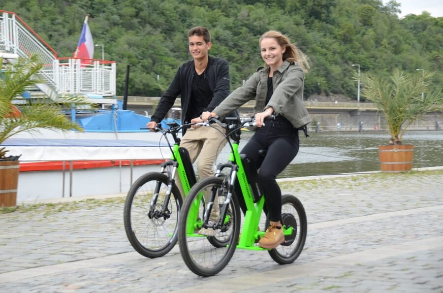 Prague Electric Scooter and eBike Grand Tour - Letná Park and Petřín Hill Views: The Best Payoff for Your Effort