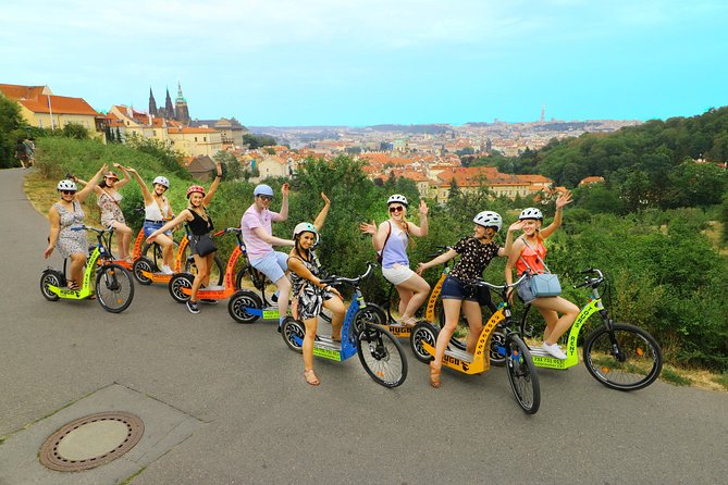 Prague: electric scooter & E-bike guided tour - Safety briefing and the reality of Prague roads