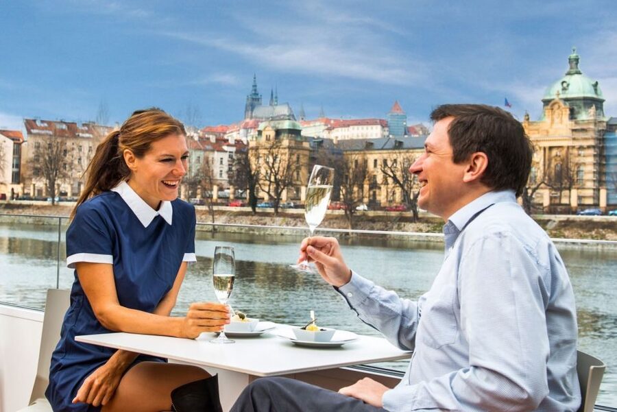 Prague: Evening Vltava River Eco Cruise with Prosecco - The Boat Experience: Modern, Clean, and Built for Quiet Sailing