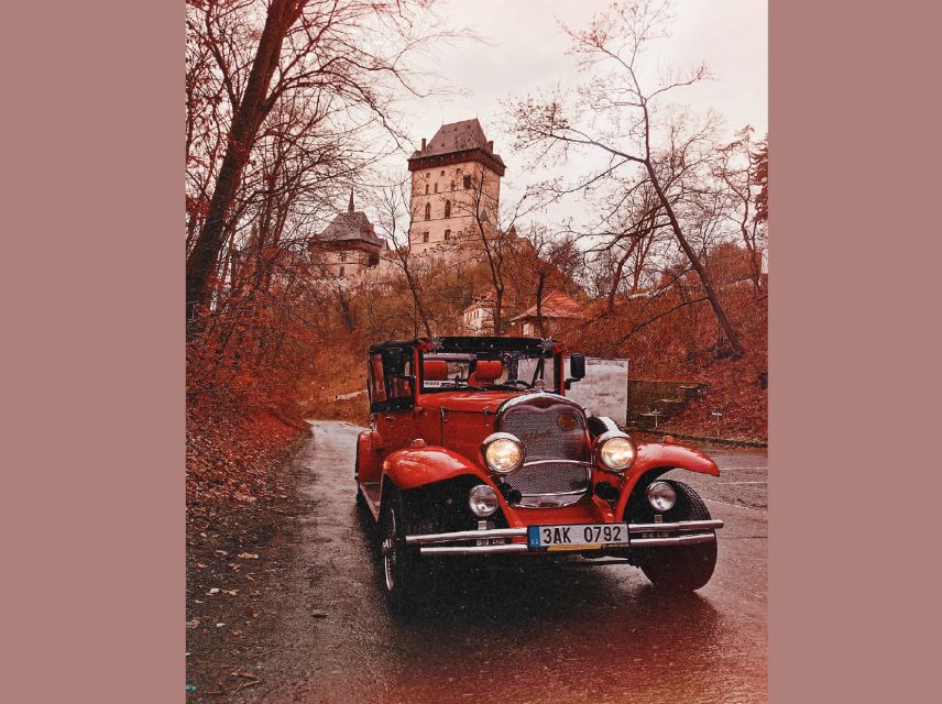 Prague: Fairytale Karlstejn Castle in Retro-Style Car - Lunch at a Local Czech Restaurant, Built Into the 6-Hour Flow
