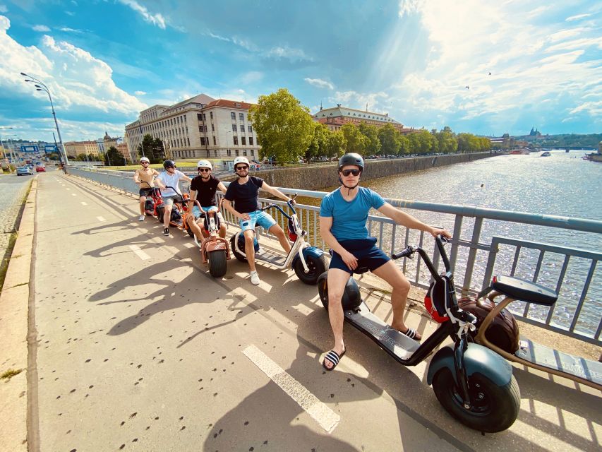 Prague: Fat Tire E-Scooter Guided Tour - Old Town Square and the Letná shift to viewpoint Prague