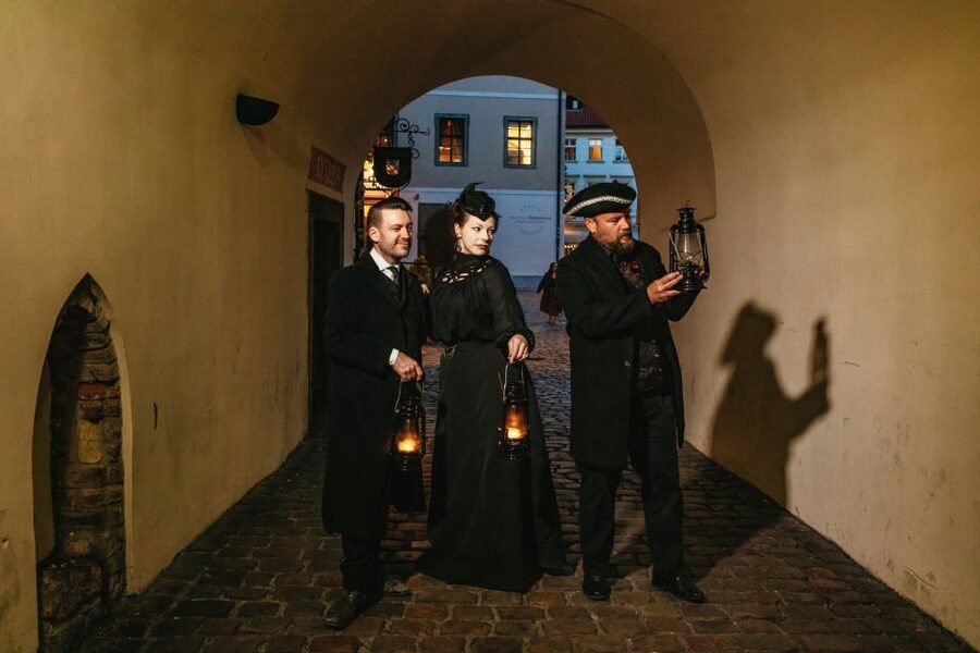 Prague: Ghosts and Legends Nighttime Guided Walking Tour - Old Town Square at night: the tone-setter