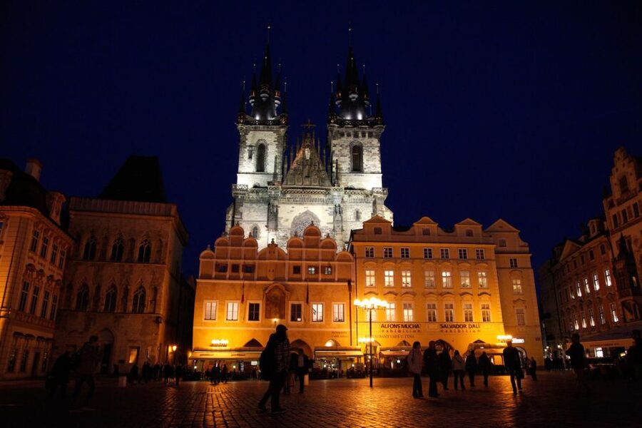 Prague: Ghosts and Legends of the Old Town Evening Tour - Church of St Castulus: the story begins where the lane tightens