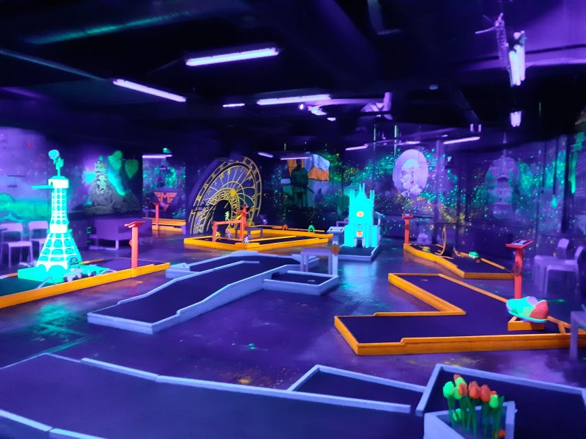 Prague: Glow Golf Mini Golf Game by UV Light - What the Activity Actually Feels Like: Glow Golf in Practice