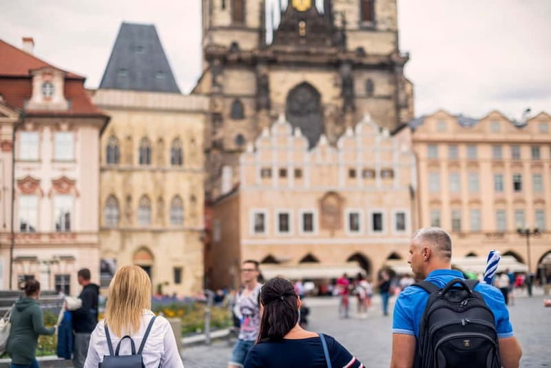 Prague Grand 2,5 hour + 2 hour exterior walking tour - Afternoon circuit: St Vitus Cathedral, Manes Bridge views, and Jewish Town