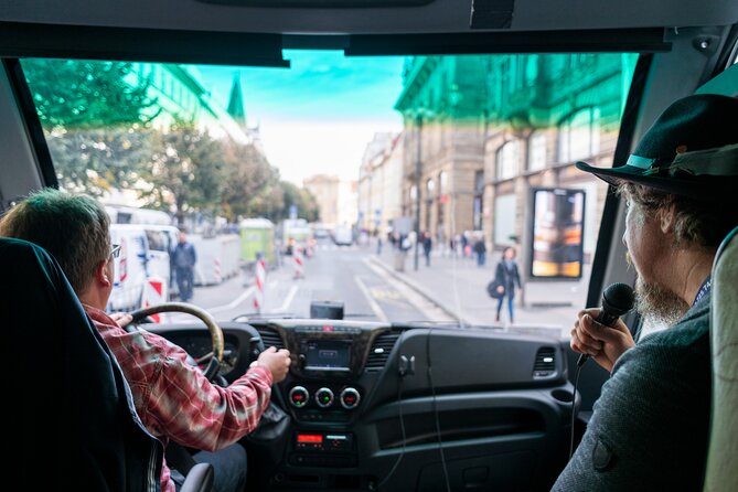 Prague: Grand City Tour with Bus, Castle exteriors & River Cruise - The itinerary’s logic: bus for distance, walking for meaning