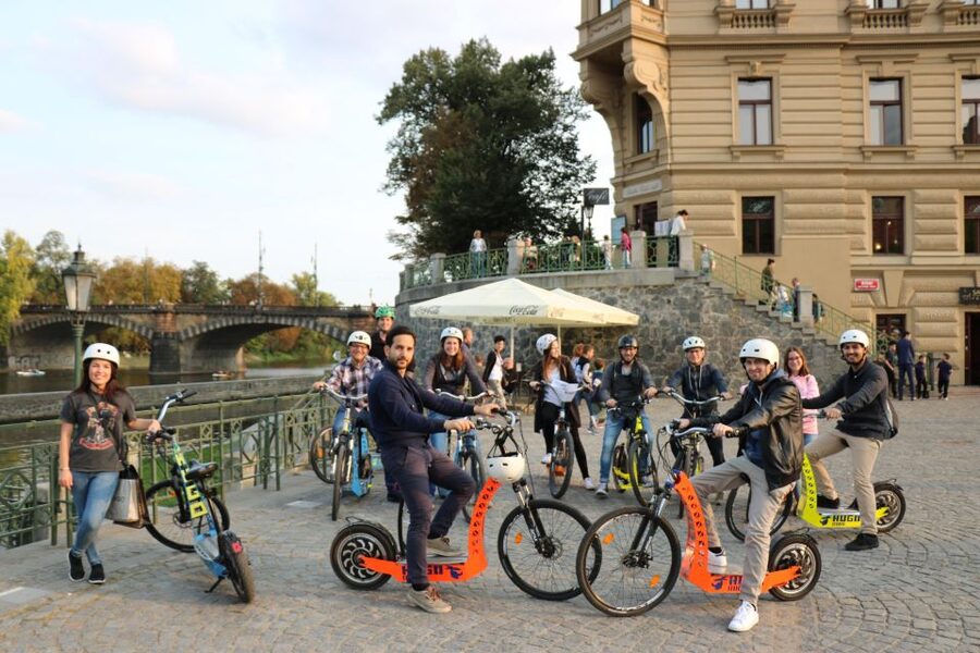 Prague: Grand Segway and eScooter Live Guided City Tour - Old Town to Lesser Town on wheels, not on feet