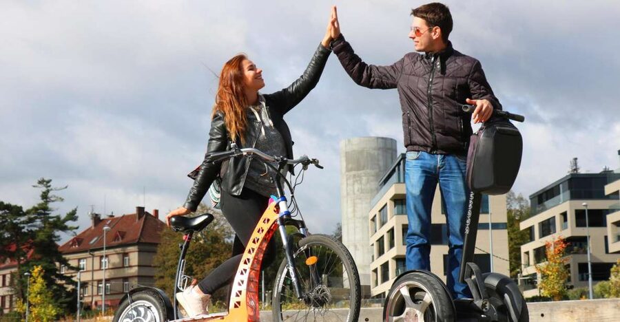 Prague: Grand Segway and eScooter Live Guided City Tour - Kampa Island and the river-adjacent moments that break up the city
