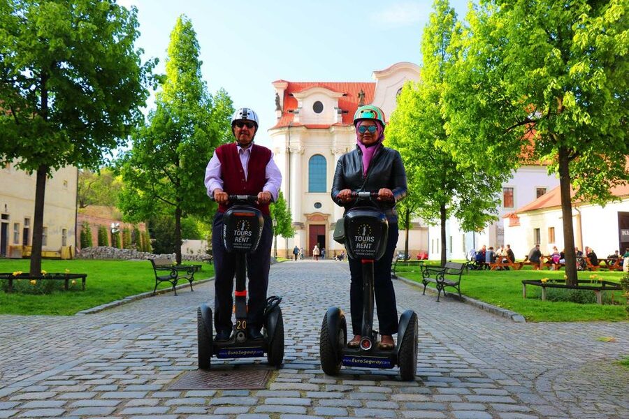 Prague: Grand Segway and eScooter Live Guided City Tour - The safety training, then the Segway switch you should expect