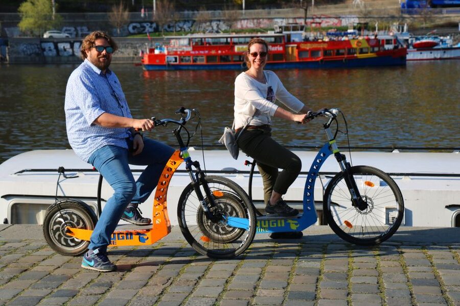 Prague: Highlights Tour on e-Scooter or eBike - Letna Hill viewpoints, the Vltava river ride, and the metronome you will spot