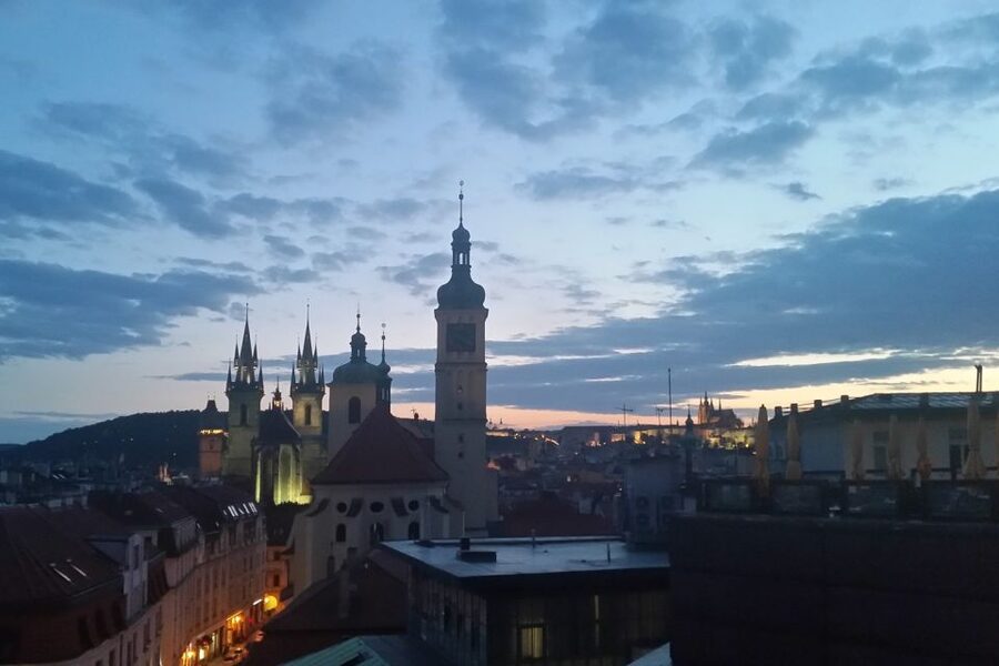 Prague: Historic City Center Bus Tour with Top Sights - Prague Castle District Break: Short Walk, Loreta Church, and Dancing House