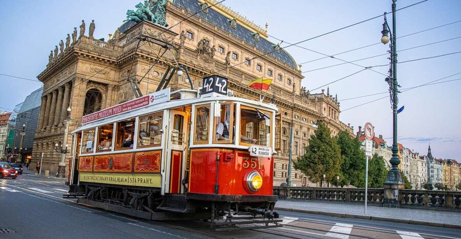 Prague: Hop-on Hop-Off Historical Tram Ticket for Line 42 - The Line 42 route in plain English: how to ride the loop