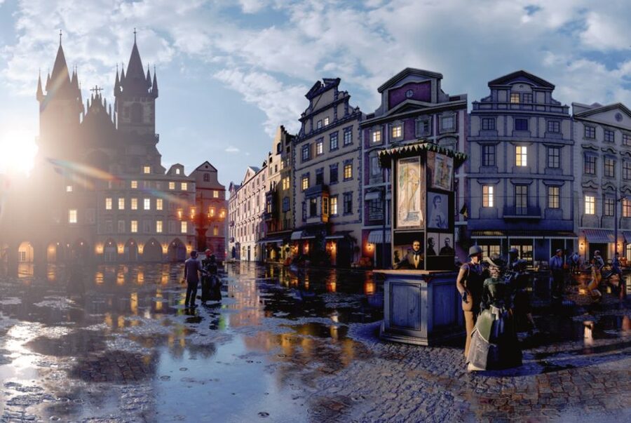 Prague: Immersive History Walking Tour and VR - The Value of Six VR Scenes in Just Two Hours
