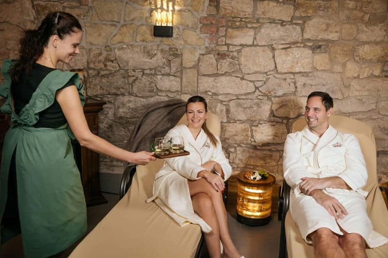 Prague: Lázně Pramen. Wine, Beer bath and Wellness SPA - Group size, privacy, and the human factor