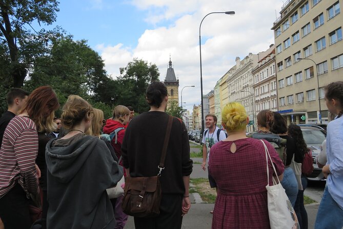 Prague Literary & Historical Tours - Comprehensive Route - Slovanský ostrov viewpoint, a river-island angle on big sights
