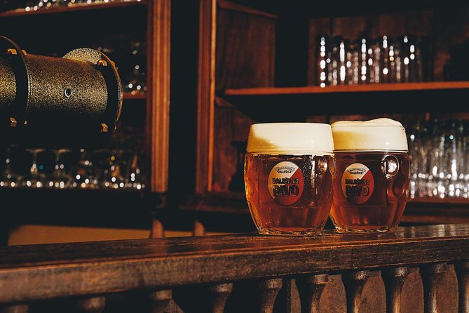Prague Microbrewery Tour and Beer Tasting - Stop 3 at U Fleků: one dark beer, a long-running brewery feel