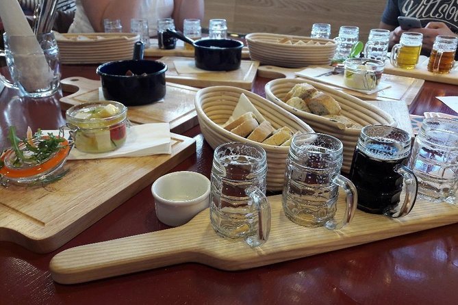 Prague Mini-Breweries Beer Tour with Czech Appetizers - Unlimited Traditional Czech Beer at the Last Stop (Loď Pivovar)
